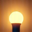 Image of a smart light bulb changing colors, representing circadian rhythm regulation.