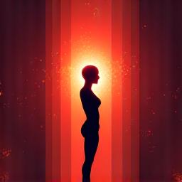 A person relaxing under a soft red light panel, depicting red light therapy's benefits for skin regeneration, cellular energy, and reduced inflammation.